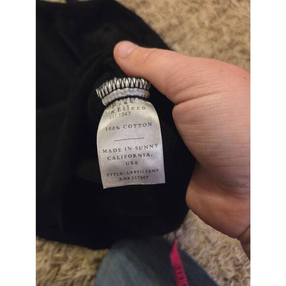 Frank & Eileen | Eileen Relaxed Button Up | Triple Fleece In Black sz XS - Picture 5 of 5